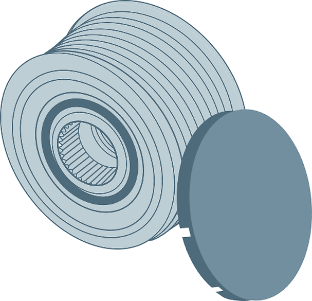 ALTERNATOR FREE WHEEL PULLEY